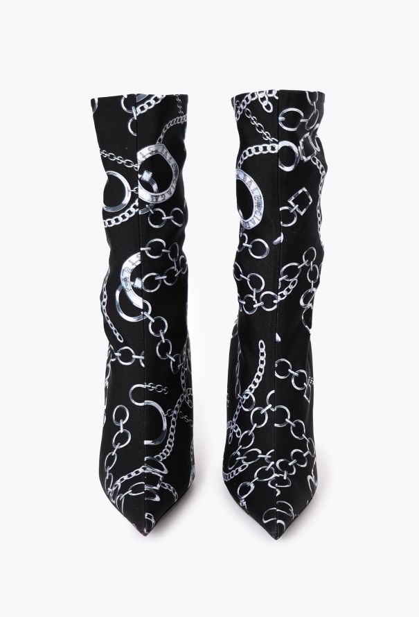 Balenciaga 2017 Chainlink Knife Sock Boots - 4