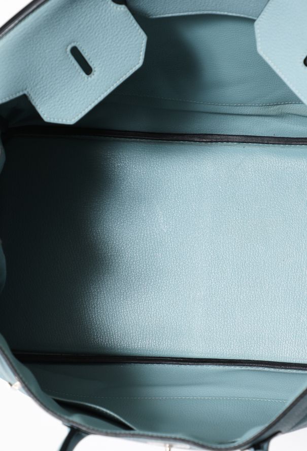 Hermès Bleu Ciel Clemence Birkin 40 - 15