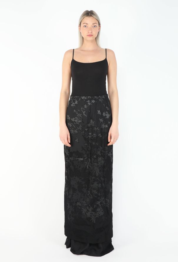 Dries Van Noten Spring 1999 Distressed Jacquard Ensemble - 5