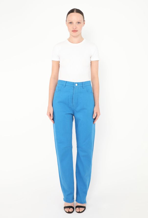 Céline Frayed Hem Jeans – Azure Blue (Pre-Fall 2018) - 1
