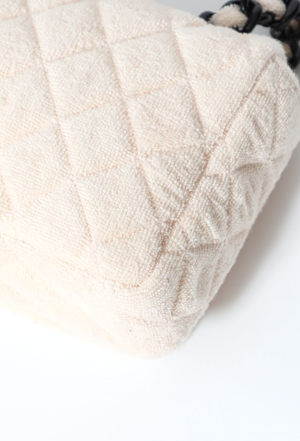 Chanel Quilted Terrycloth Flap Bag - 10