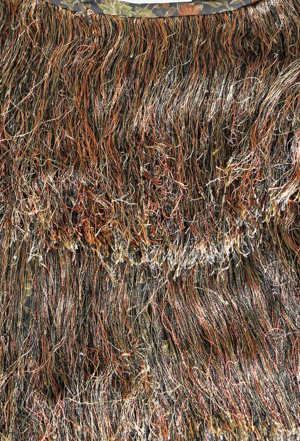 Dries Van Noten Tiered Fringe Silk Top - 5