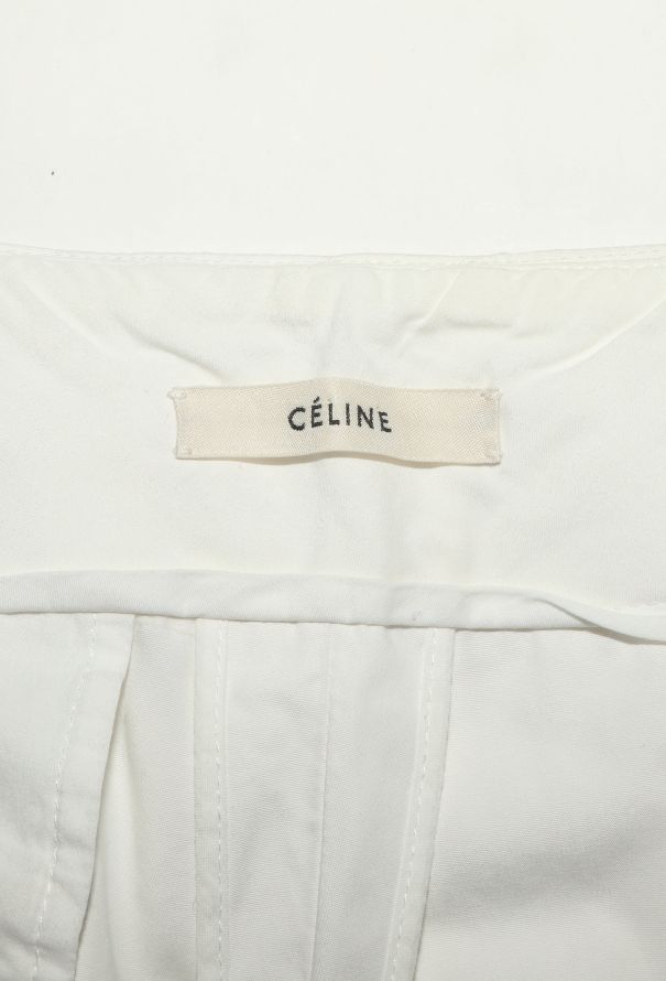 Céline Pleated Cotton Culottes - 5