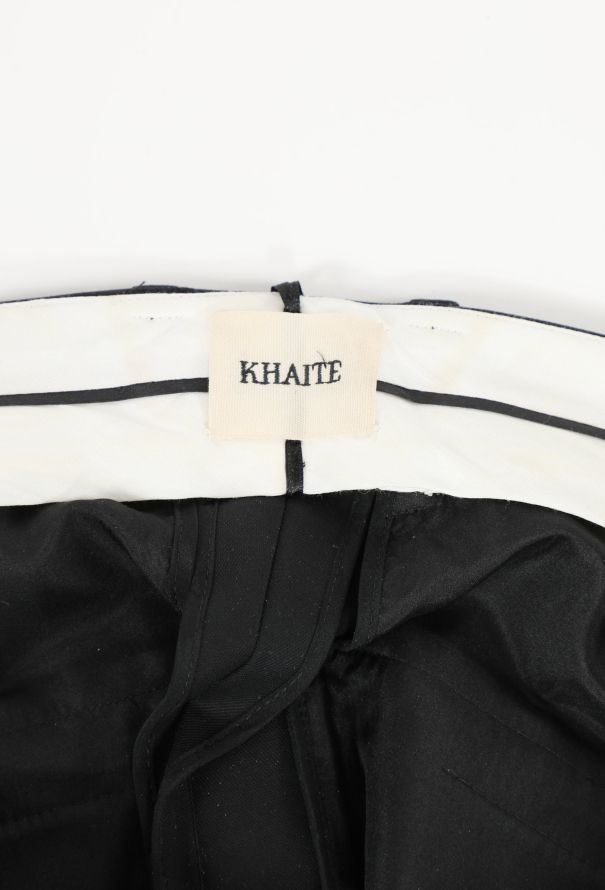 Khaite Wide-Leg Cuffed Trousers - 5