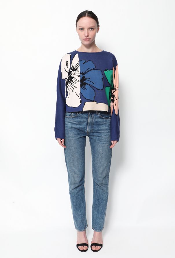 Chloé Resort 2015 Graphic Floral Top - 3