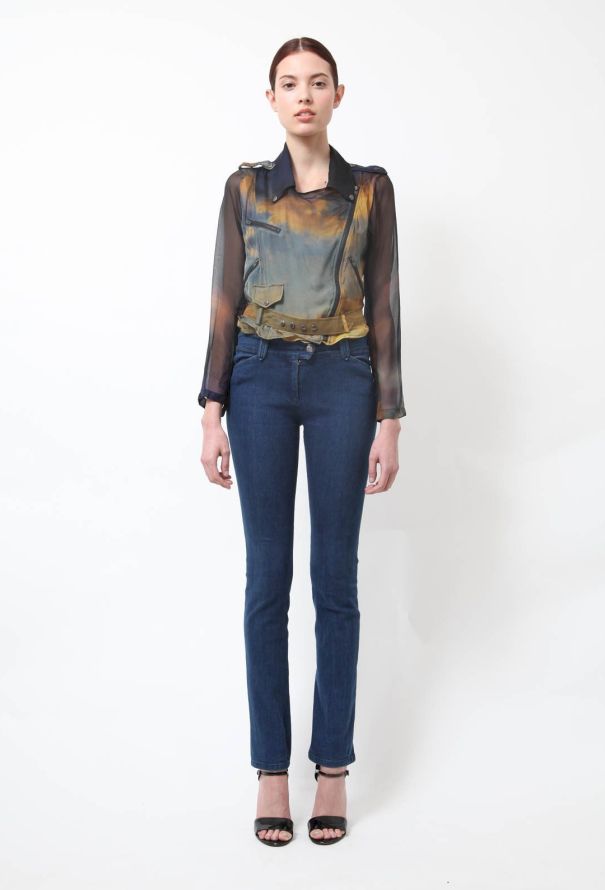 Christopher Kane Silk Biker Jacket - 2