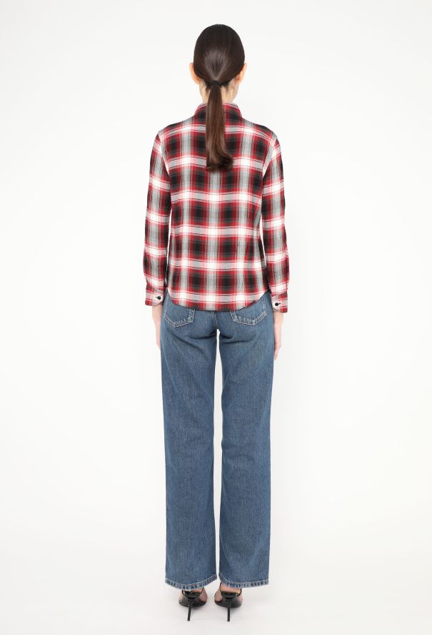 Céline 2021 Plaid Flannel Shirt - 3