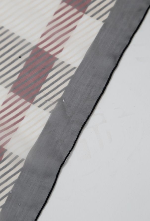 Burberry Classic Print Check Silk Scarf - 4