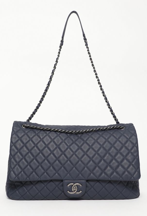 Chanel S/S 2016 Airlines XXL Classic Flap Bag - 3