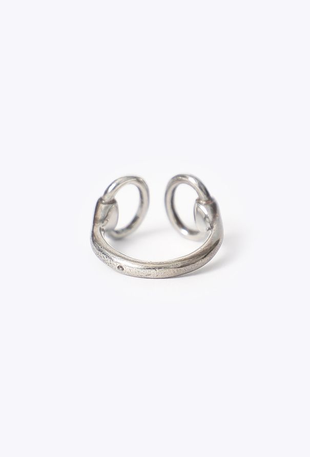 Hermès '70s Nausicaa Sterling Silver Ring - 5