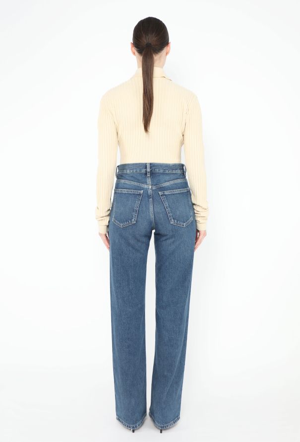 Alaïa Vintage Ribbed Zip Bodysuit - 4
