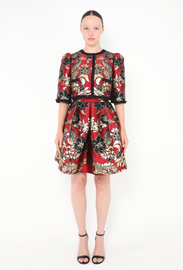 Dolce & Gabbana 2019 Brocade Dress Ensemble - 5