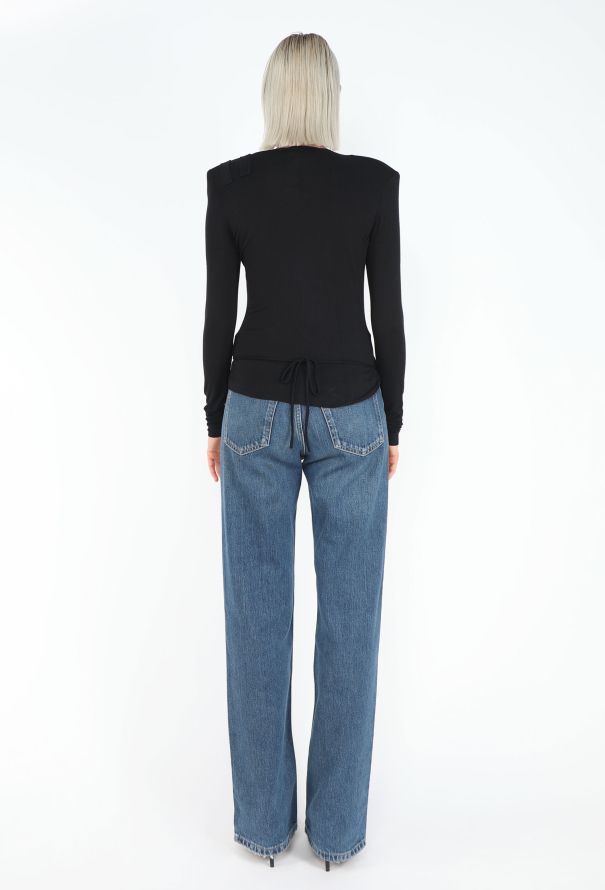 Balenciaga F/W 2000 Le Dix Wrap Buckled Top - 6