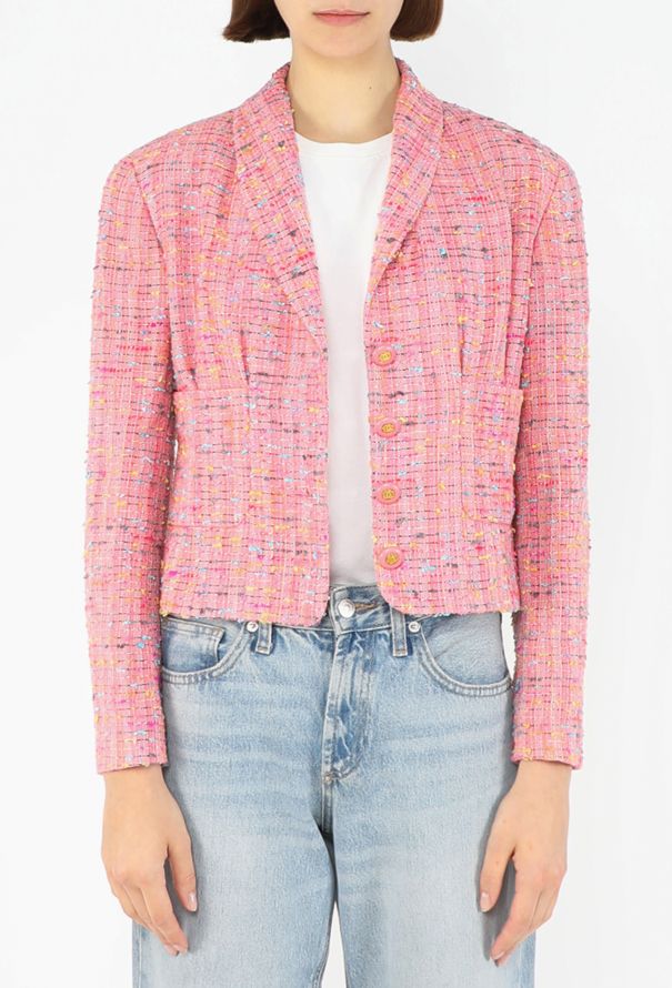 Chanel Cropped Tweed Jacket, 1994 - 4