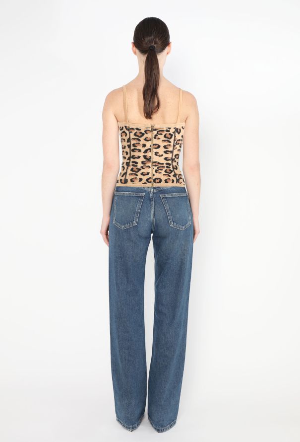 Alaïa ICONIC F/W 1991 Leopard Bustier Top - 4