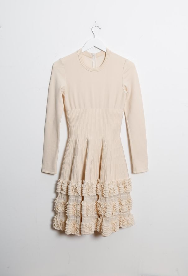 Alaïa Ruffled Skater Dress - 6