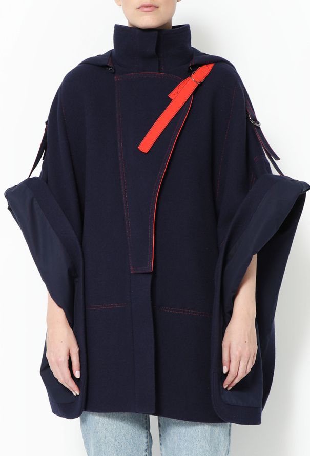 Chloé Pre-Fall 2019 Hooded Wool Cape - 1
