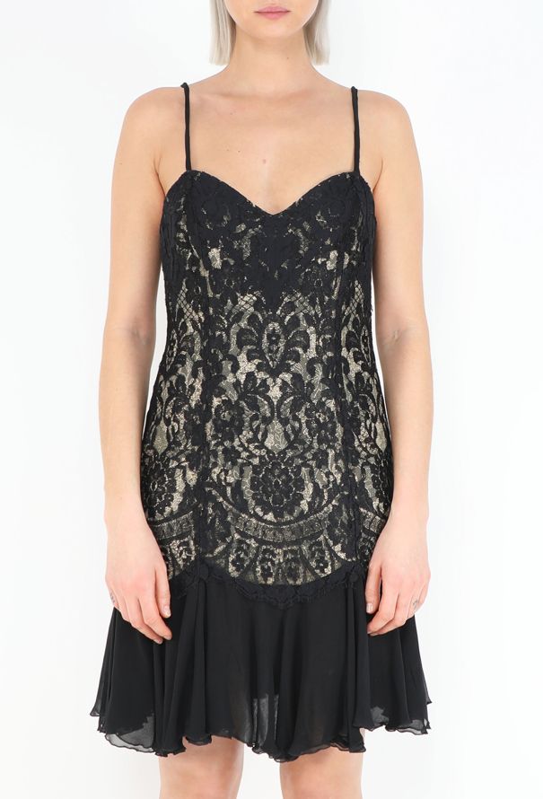 Christian Lacroix COLLECTOR F/W 1994 Baroque Lace Dress - 3