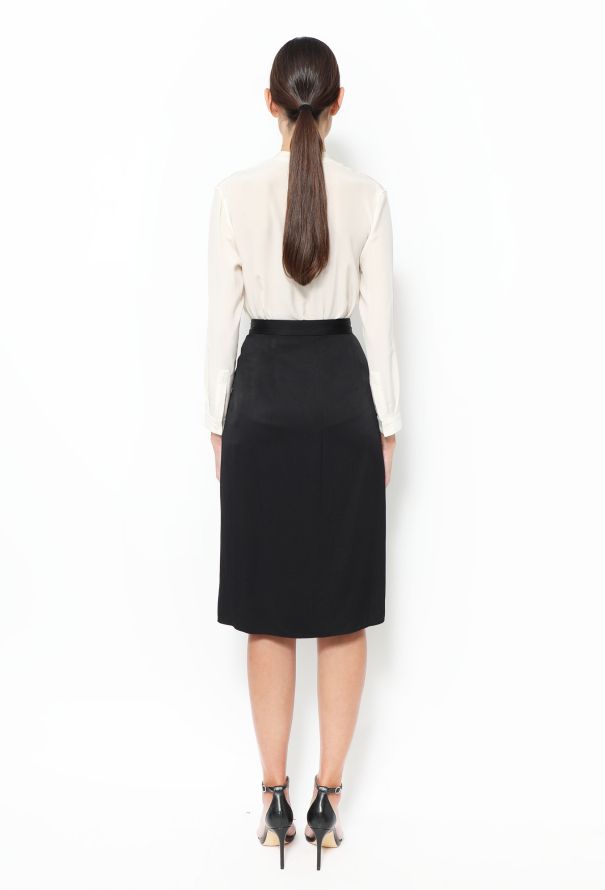 Céline Wrap Smoking Skirt - 3