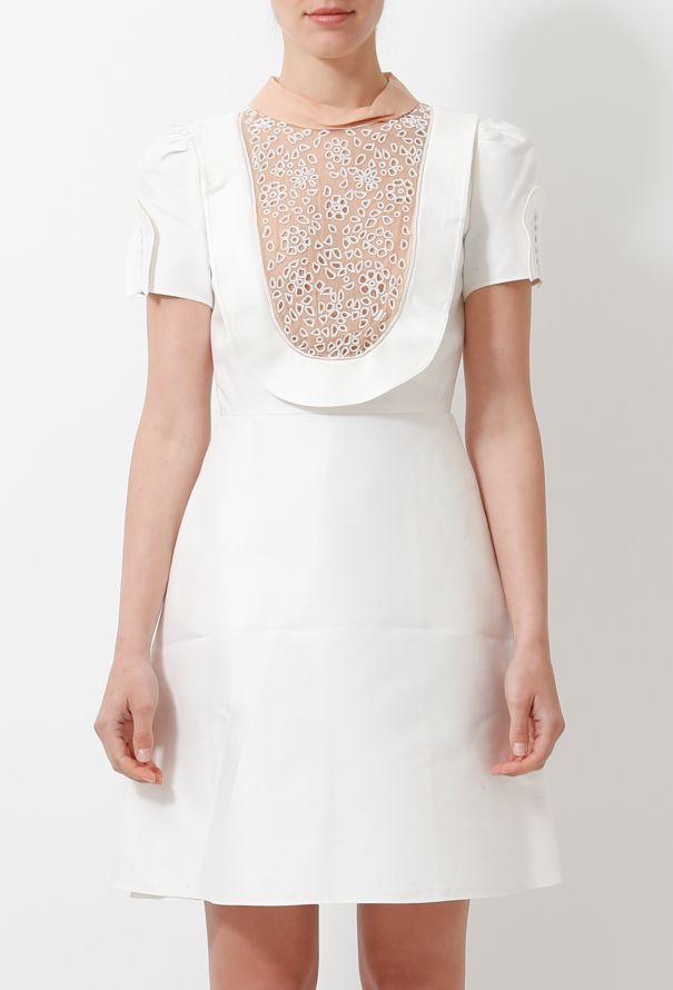 Valentino S/S 2013 Lace Bib Dress - 3