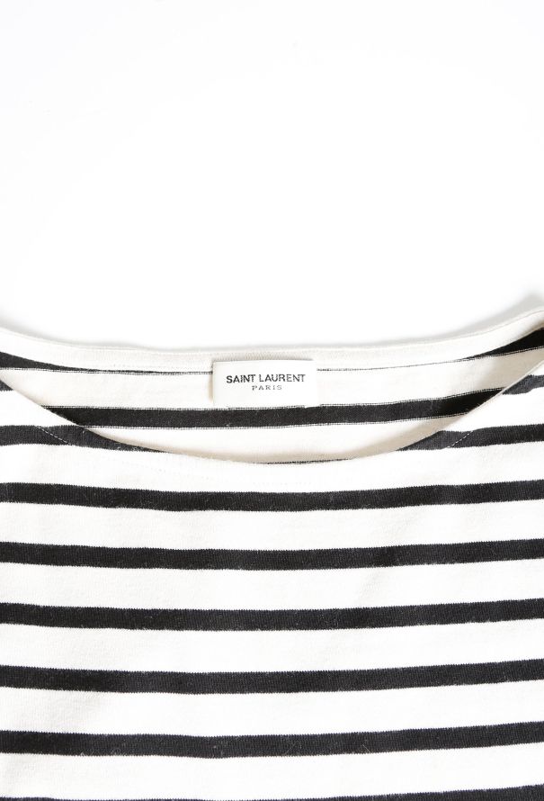 Saint Laurent 2015 Classic Marinière Cotton Top - 4