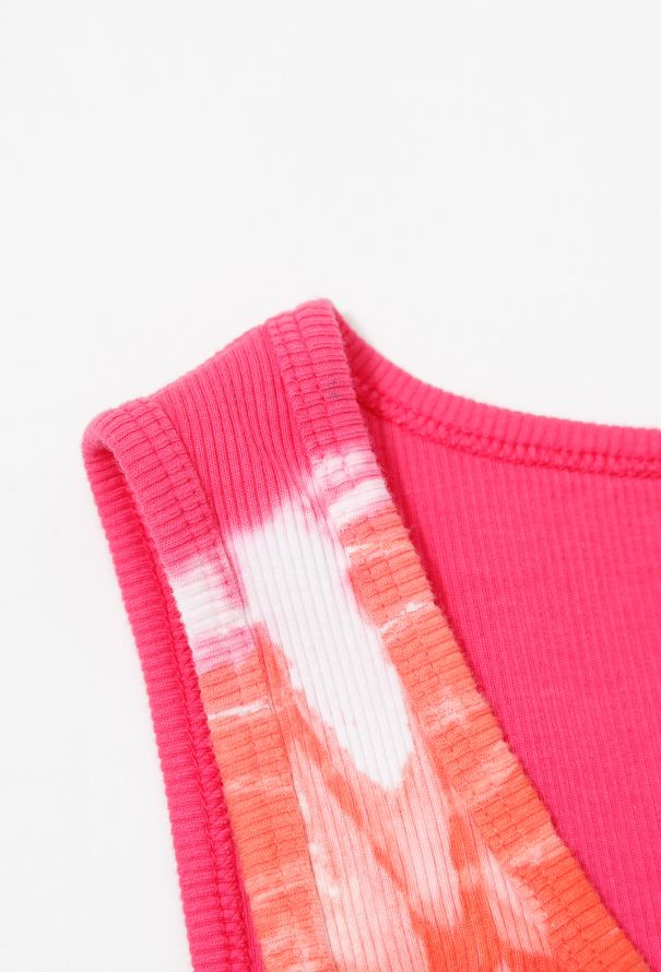 Calvin Klein S/S 2019 Pink Tie Dye Tank - 6