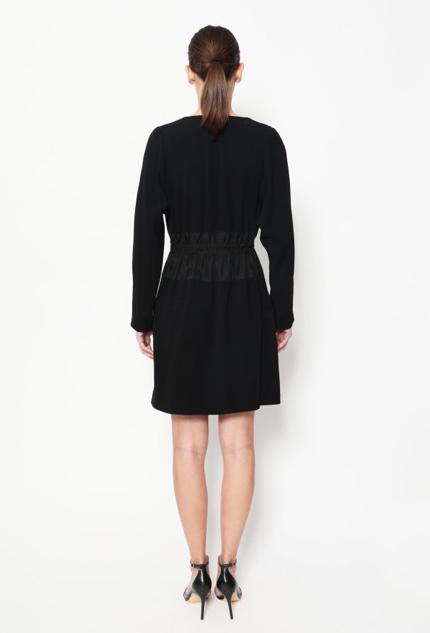 Balenciaga Cinched Silk Crêpe Dress - 3