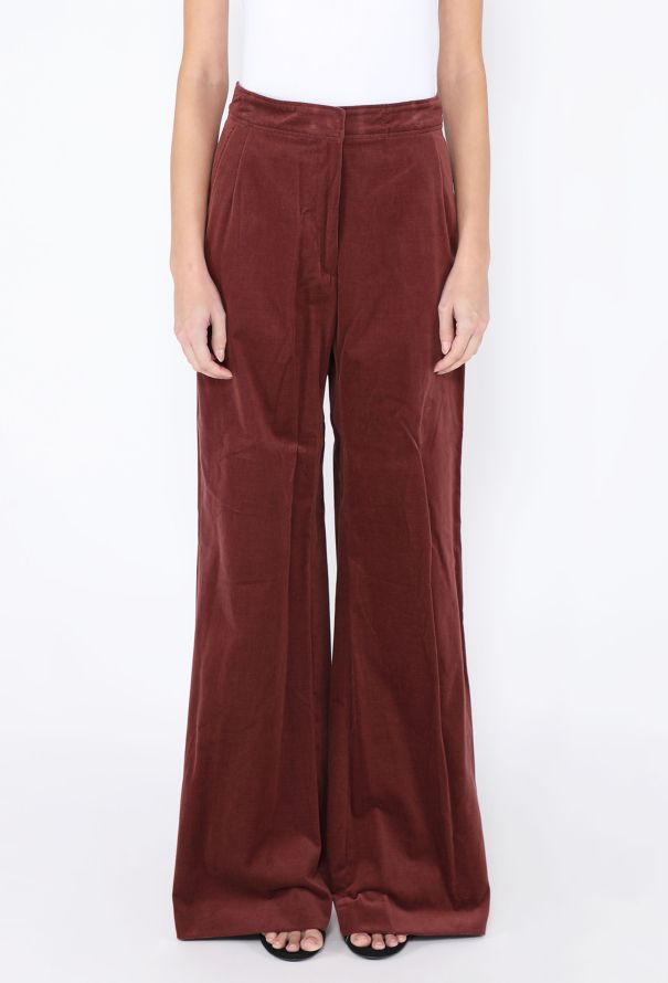 Dries Van Noten F/W 2023 Pantery Velvet Trousers - 4