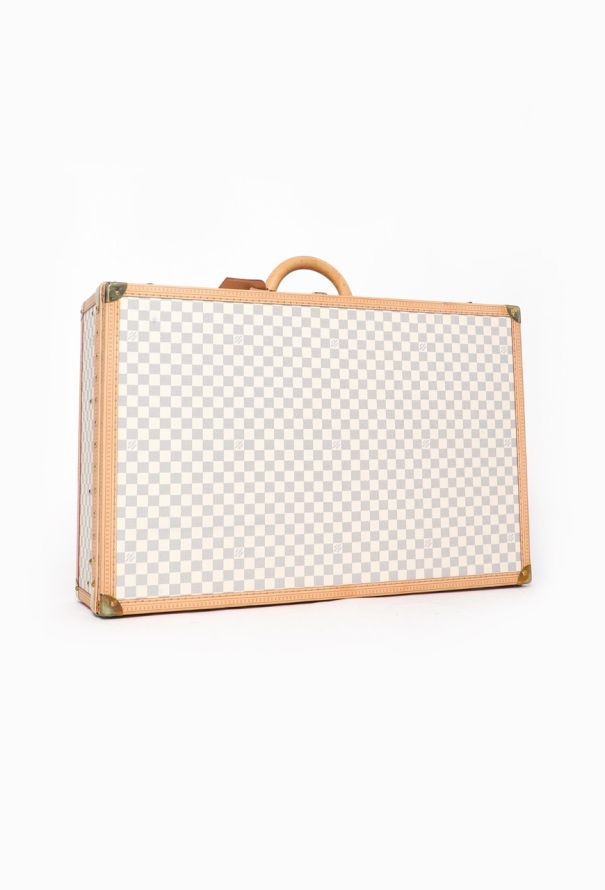 Louis Vuitton Rare Azur Alzer 75 Travel Trunk - 3