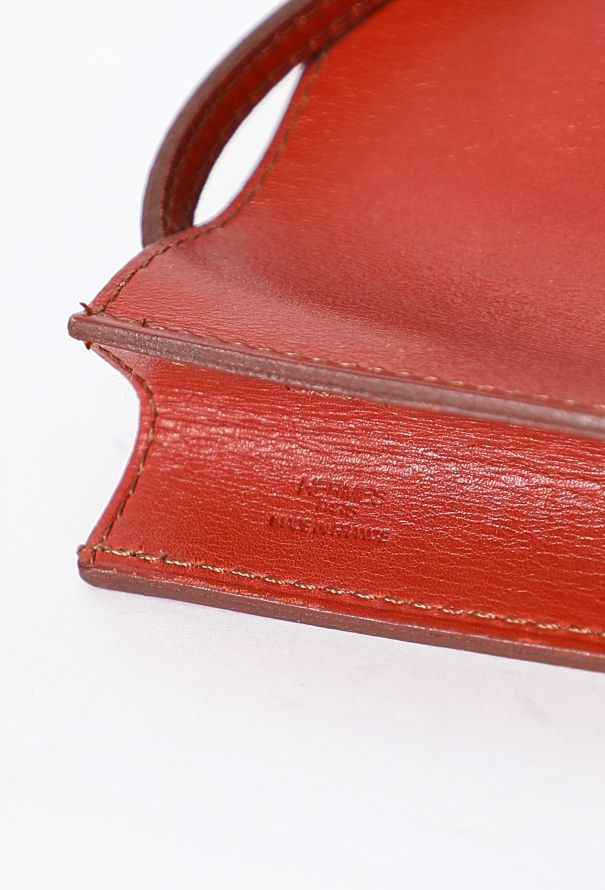 Hermès 2000s Onimaitou Noisette Box Shoulder Bag - 12