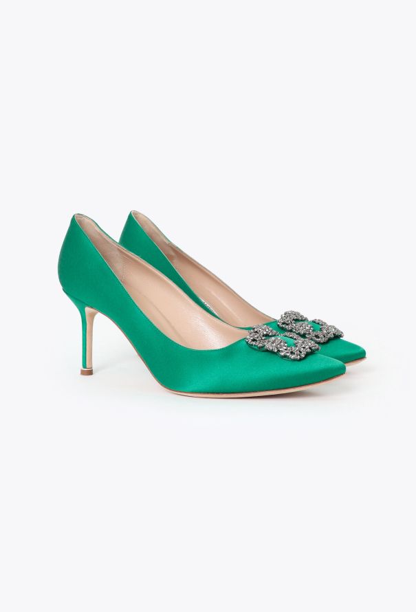 Manolo Blahnik 2020 Hangisi Satin Pumps - 3
