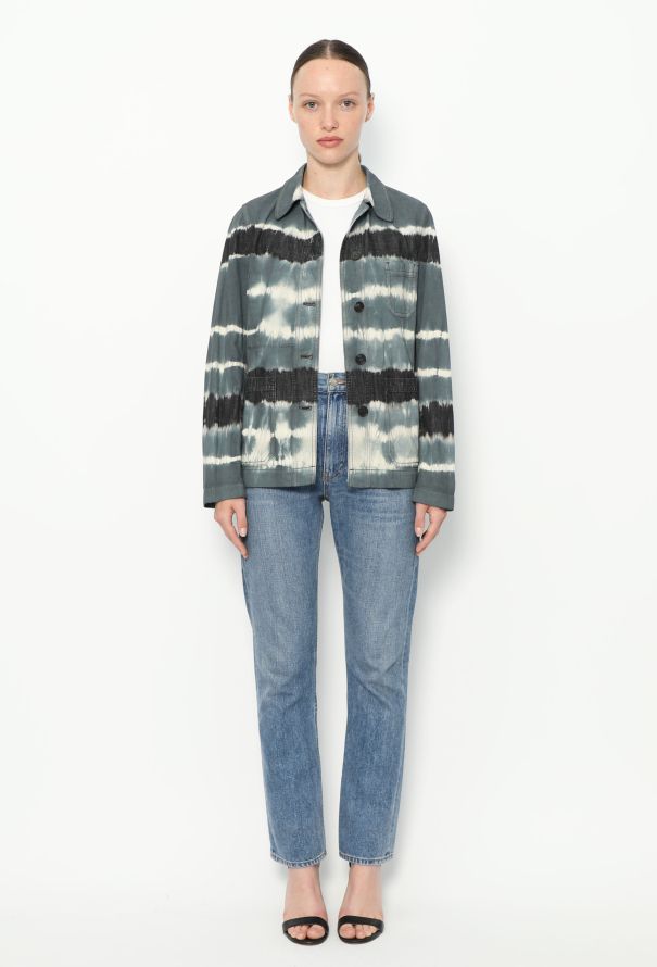 Dior S/S 2021 Tie Dye Denim Overshirt - 4