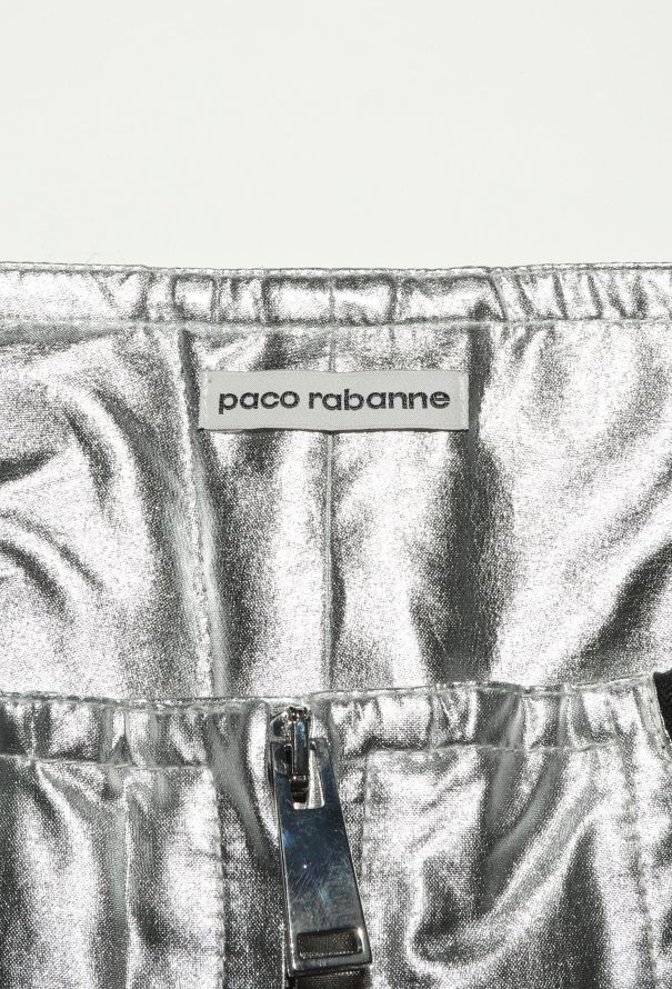 Paco Rabanne S/S 2014 Metallic Zipper Pants - 7