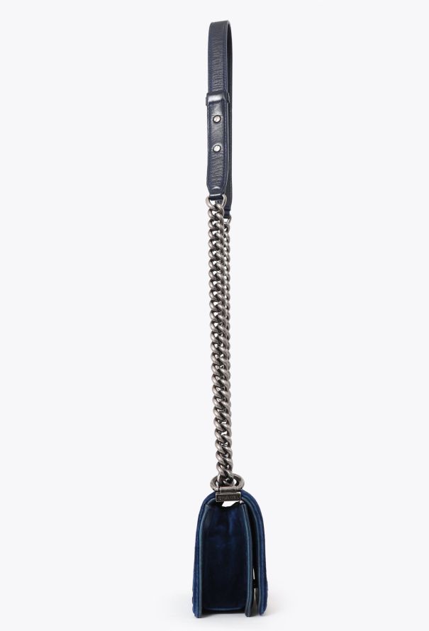 Chanel F/W 2012 Velvet Mini Boy Bag - 6