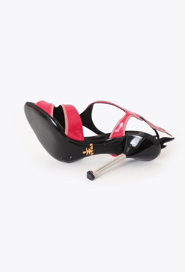 Prada S/S 2012 Patent Flame Sandals - 6