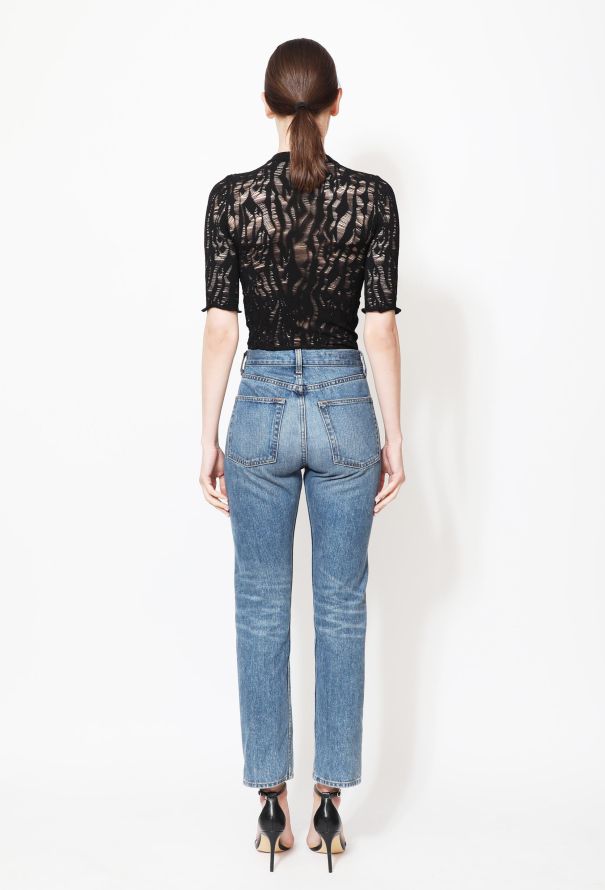 Louis Vuitton 2015 Intarsia Knit Top Black - 3