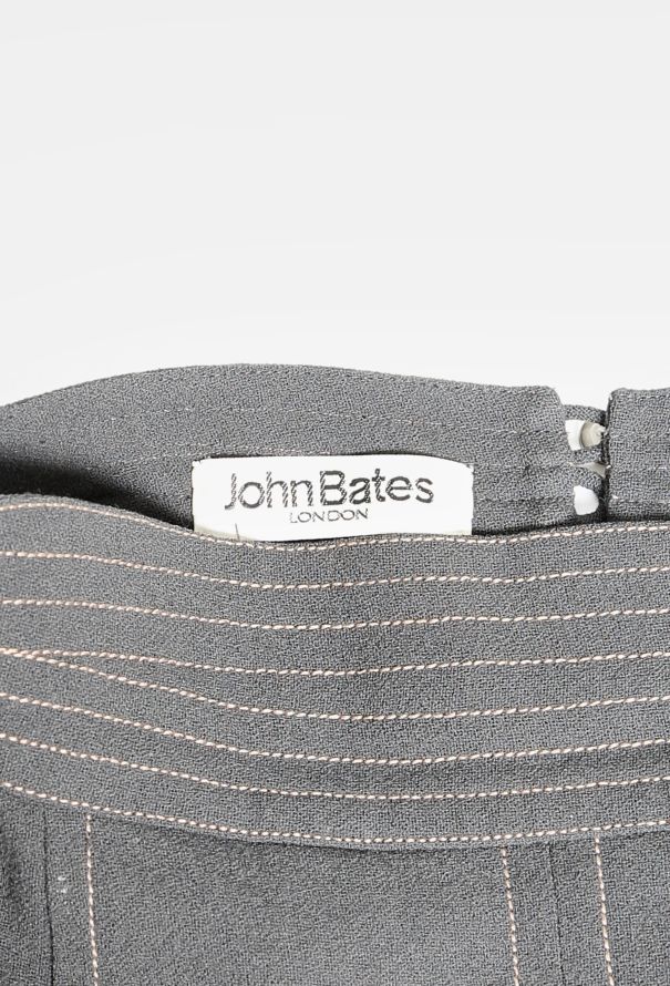 Exquisite Vintage John Bates '70s High-Waisted Panel Skirt - 5