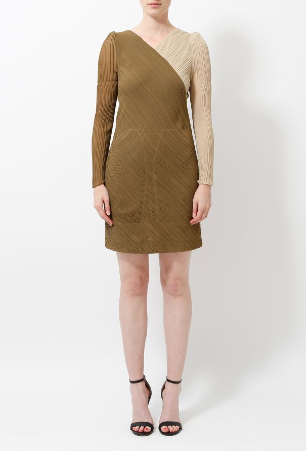 Chloé S/S 2014 Pleated Bicolor Dress - 3