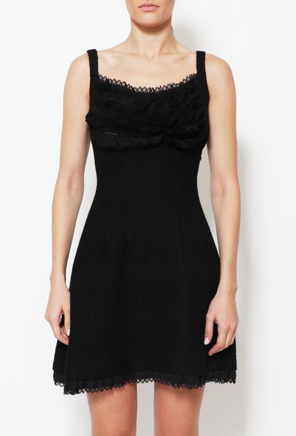Prada F/W 2010 Lace Trim Dress - 1