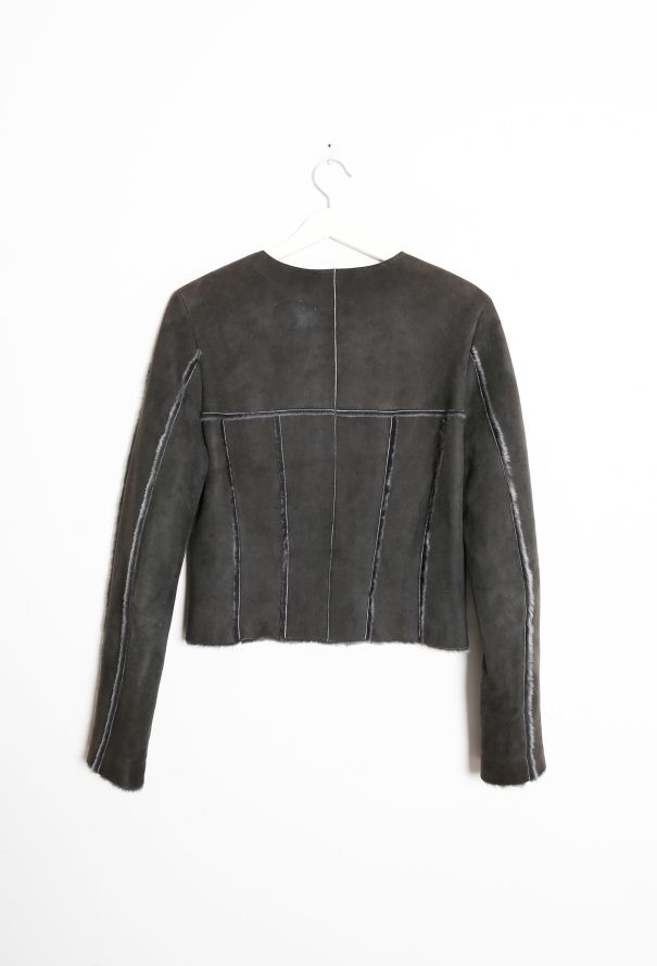 Chanel F/W 1999 Suede Shearling Jacket - 11