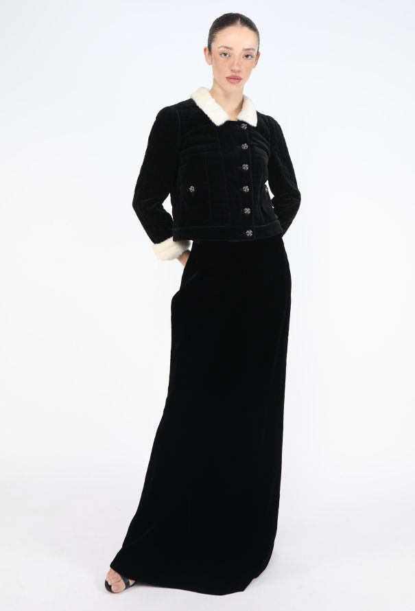 Chanel Pre-Fall 2006 Paris-New York Hermine Fur Gripoix Jacket - 5