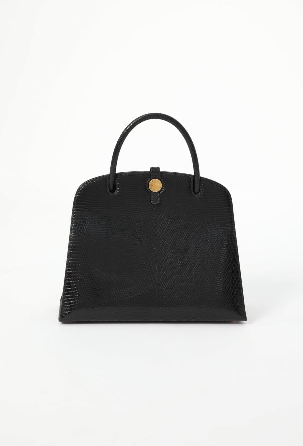Hermès Black Varanus Niloticus Lizard Dalvi 30 - 1