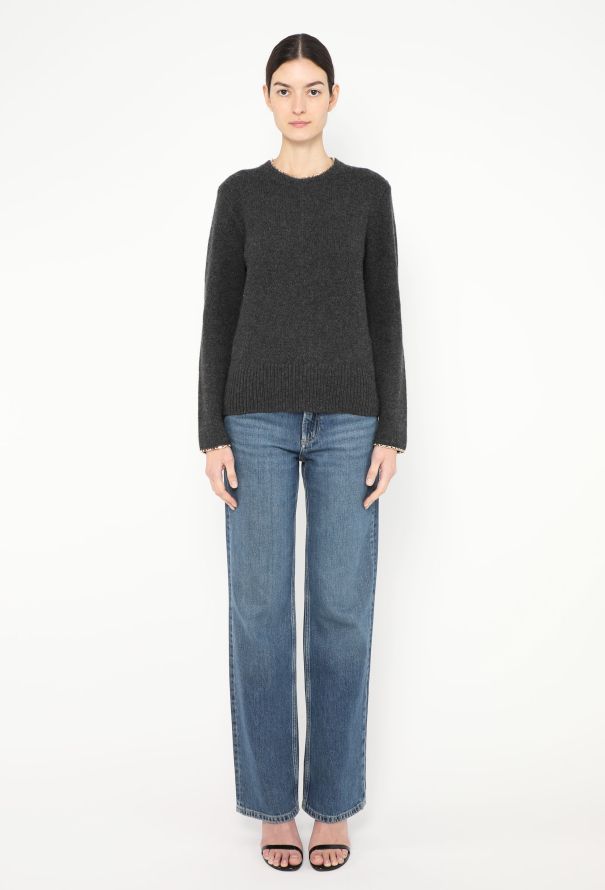 Toteme 2023 Chain Trim Knit Sweater - 2