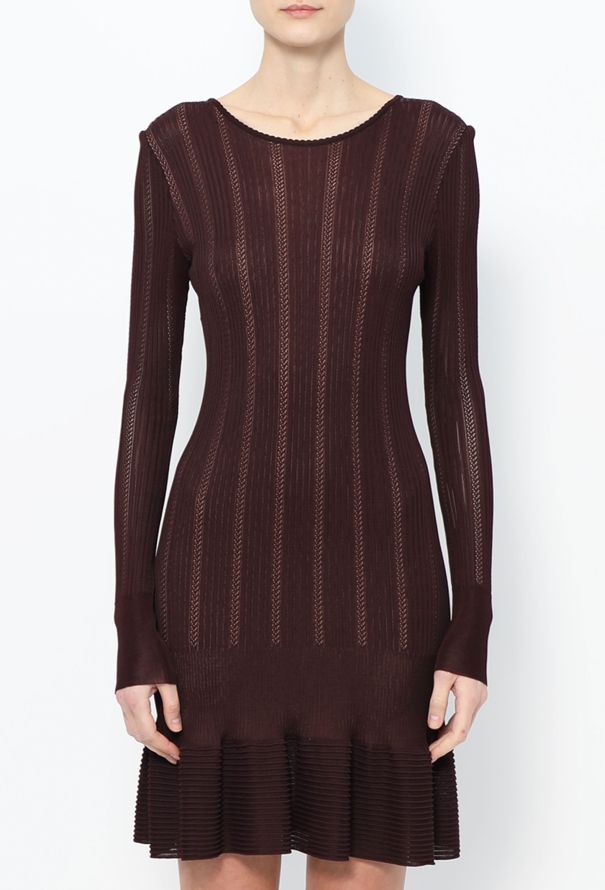 Alaïa 1992 Ribbed Bodycon Knit Dress - 2