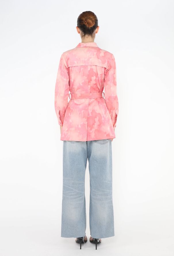 Saint Laurent HIGHLY COLLECTOR 1969 Tie-Dye Safari Jacket - 5