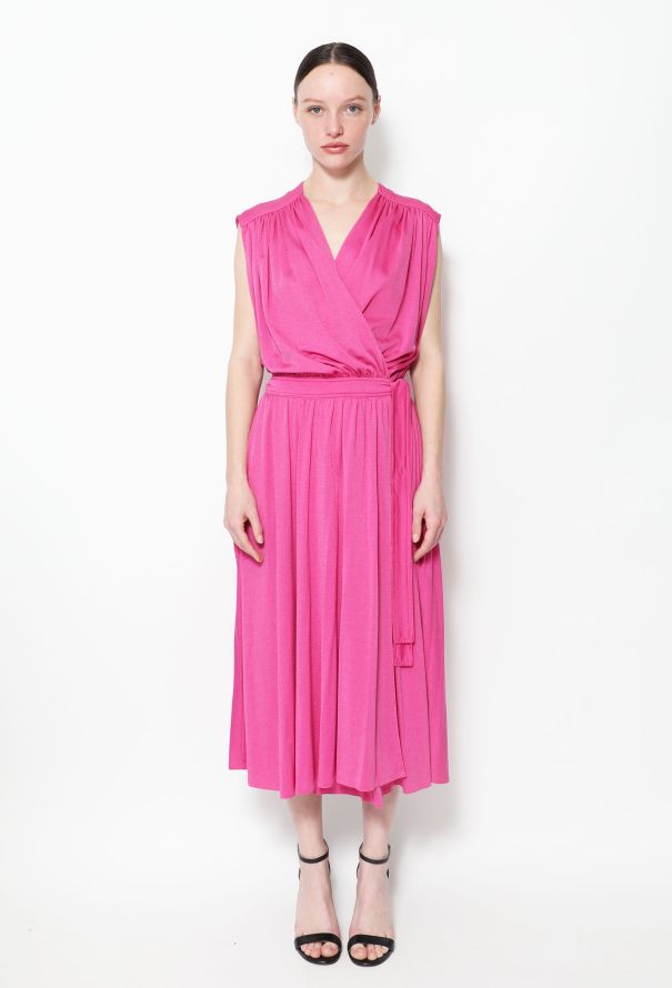 Exquisite Vintage 70s Jersey Wrap Dress - 1