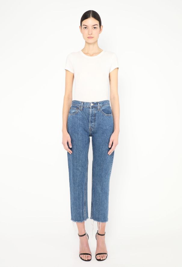 Re/Done '70s Stove Pipe' Jeans Blue dark - 2