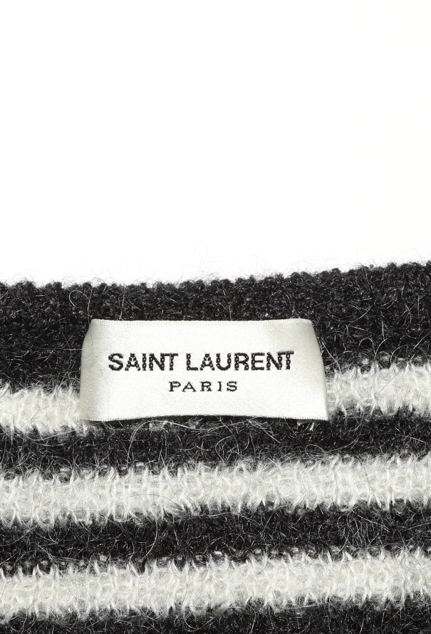 Saint Laurent 2015 Striped Mohair Sweater - 5