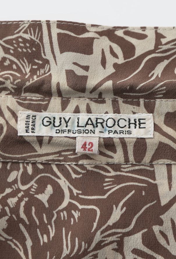 Guy Laroche '70s Belted Silk Ensemble - 8
