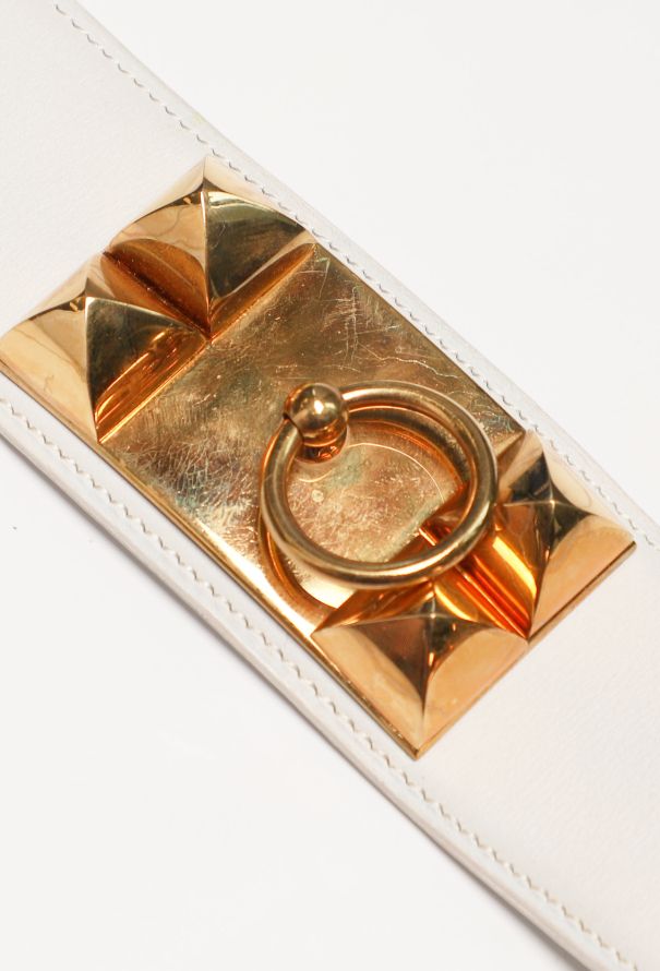 Hermès 1987 'Collier de Chien' Gulliver Leather Belt - 10